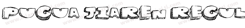 Pugua Jiaren Regular字体转换